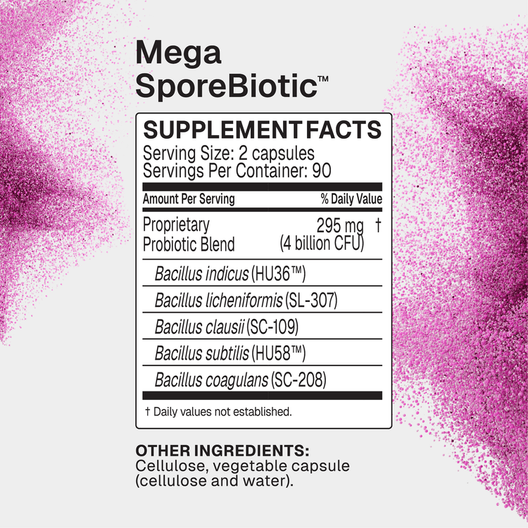 Microbiome Labs Mega SporeBiotic Daily Probiotic for Women + Men